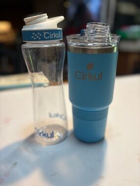 Cirkul Aqua On-The-Go StrawSip Tumbler, featuring a 24oz stainless steel design
